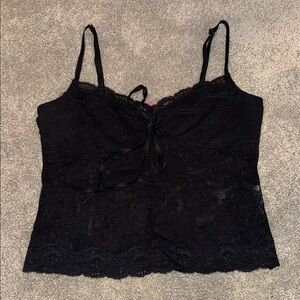 EDIKTED - cami sheer lace tank top